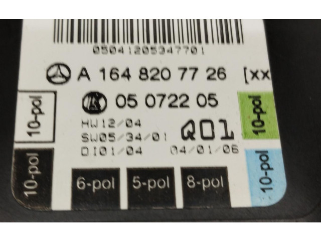 Блок управления двигателя A1648207726 Mercedes-Benz ML W164