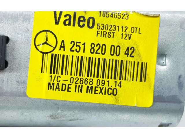 Моторчик заднего дворника A2518200042, A2518200042    Mercedes-Benz ML W166