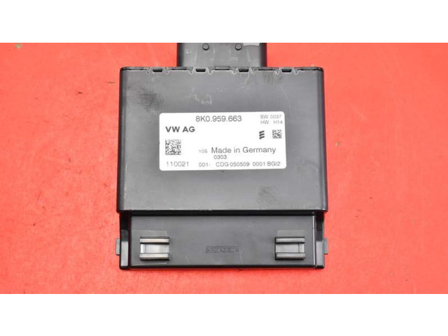 Блок управления двигателем Блок управления 8K0959663, 8K0959663 Audi A3 S3 A3 Sportback 8P