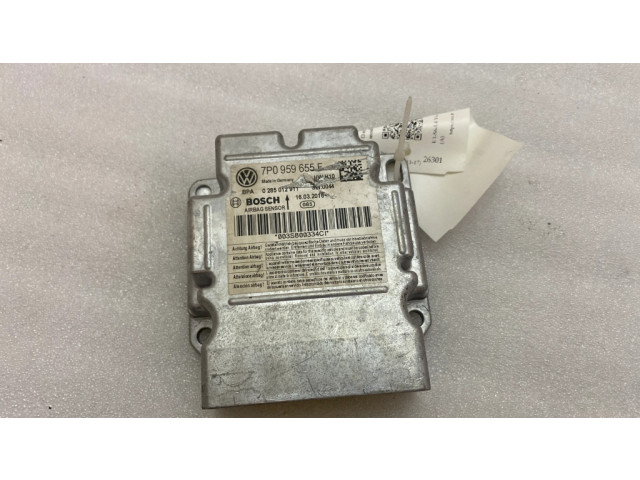 Блок подушек безопасности 7P0959655F, 0285012911 Porsche Cayenne (92A)