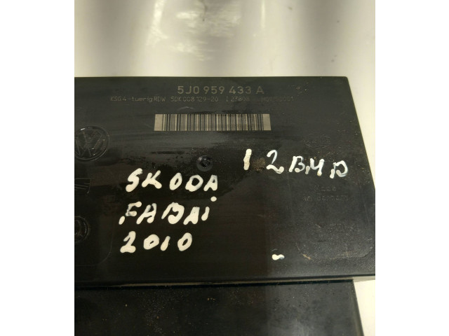 Блок комфорта 5J0959433A, 5DK00812920 Skoda Fabia Mk2 (5J)