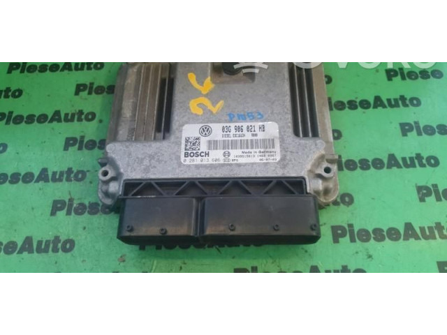 Блок управления двигателем Блок управления 0281013606, 03G906021HB Volkswagen Jetta V