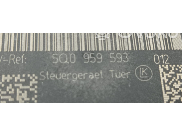 Блок комфорта 5Q0959593A   Audi A3 S3 A3 Sportback 8P   