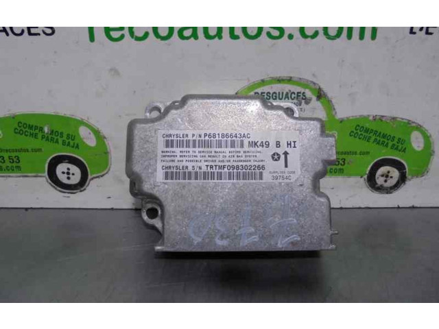 Блок подушек безопасности 68186643AC, 098602266   Jeep Compass
