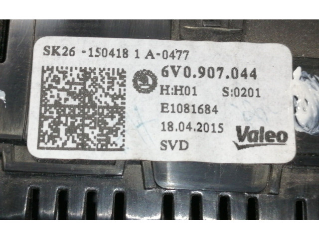 Модуль блока управления кондиционером 6V0907044 Skoda Fabia Mk3 (NJ)