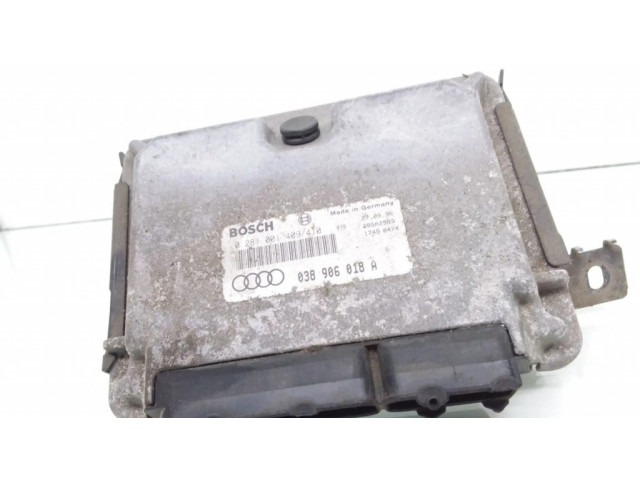 Блок управления двигателя 038906018A, 0281001409 Audi A3 S3 8L