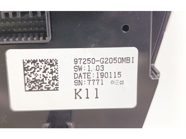 Блок управления климат-контролем 97250G2050   Hyundai Ioniq