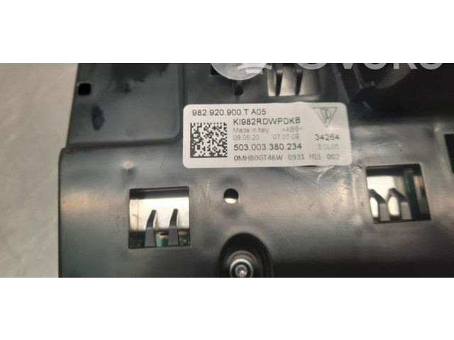 Přístrojová deska Porsche Boxster 982 2020 982920900T