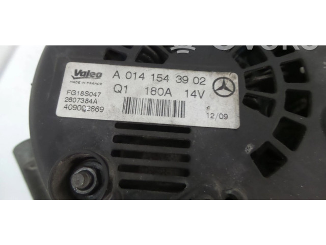 Генератор A0141543902   Mercedes-Benz GLK (X204)      