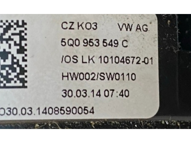 Подрулевой шлейф SRS 8V0953521BP, 8V0953502B   Audi A3 S3 8V