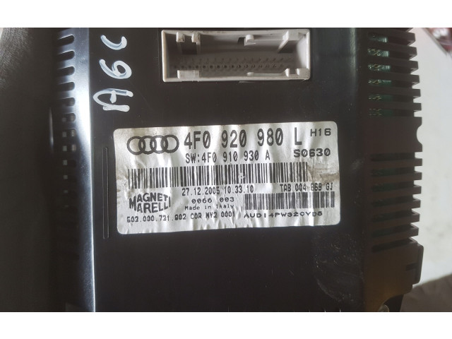 Панель приборов 4F0920980L   Audi A6 S6 C6 4F       