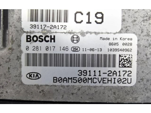 Řídící jednotka 391172A172, 391112A172 KIA Soul 2011