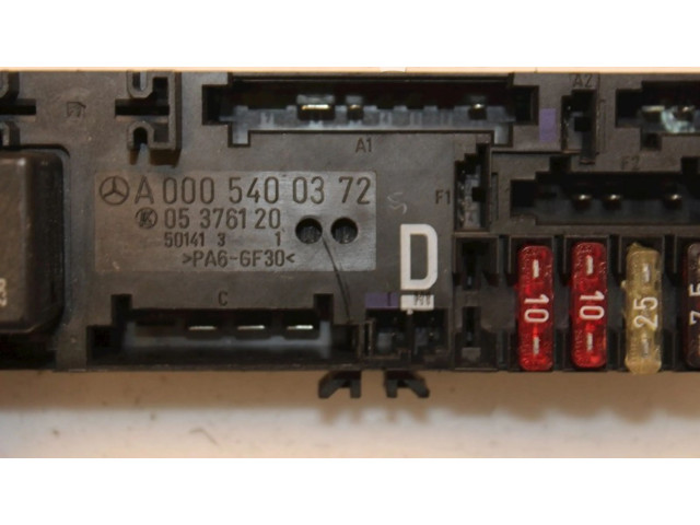 Pojistková skříňka A0005400372, A0005400372 Mercedes-Benz C W202 1998