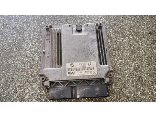 Řídící jednotka 070906016D, 0281010736 Volkswagen Touareg I 2004