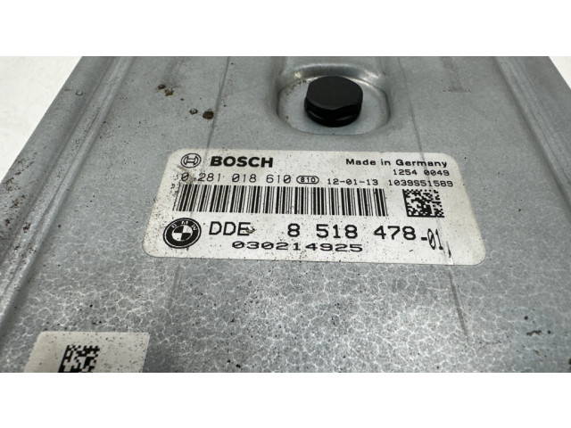 Řídící jednotka 8518478   BMW 6 F12 F13 2013