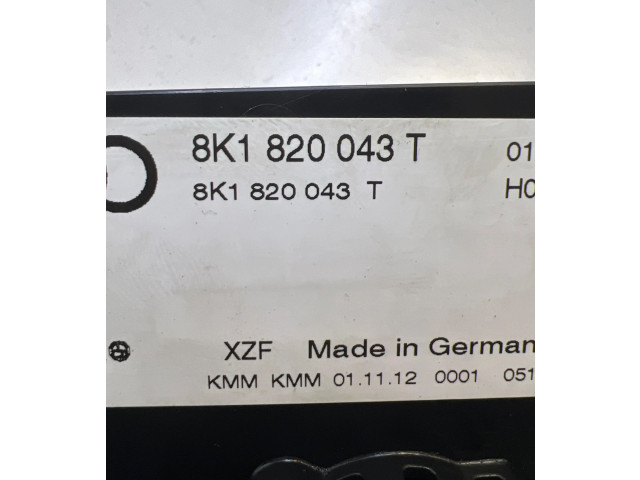 Блок управления климат-контролем 8K1820043T   Audi A5 8T 8F