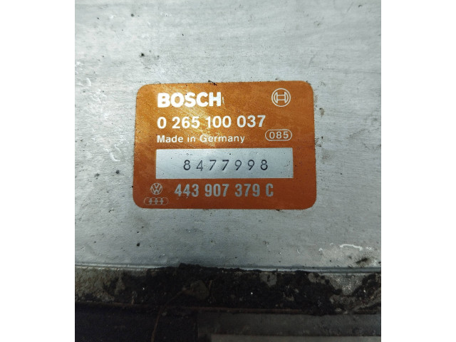 Блок управления климат-контролем 0265100037, 8477998   Audi 80 90 B3