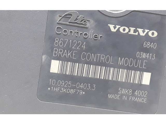 Блок АБС P08671225, 8671224   Volvo  XC90  2003 - 2006 года