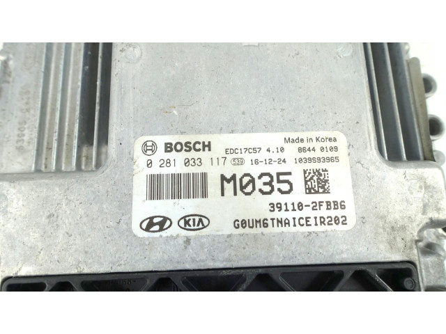Řídící jednotka 0281033117 KIA Sorento 2017