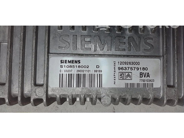 Блок управления коробкой передач 9637579180   Peugeot 406