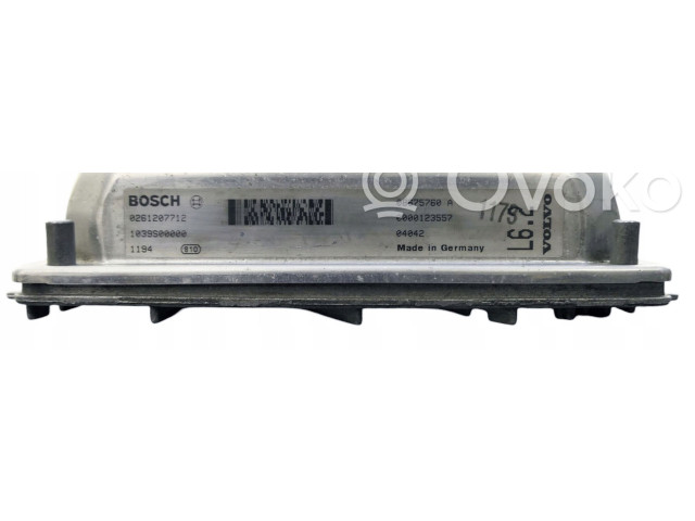 Блок управления двигателя 0261207712 Volvo XC90