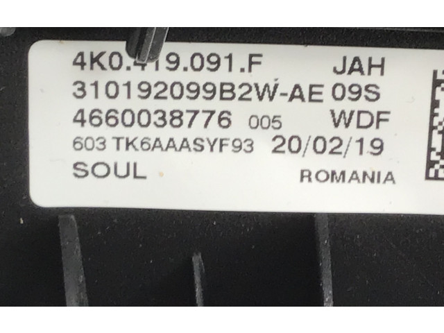 Volant Audi A6 S6 C8 4K 2019 4K0419091F