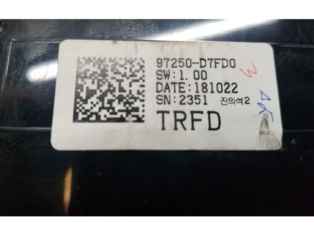 Блок управления климат-контролем 97250D7FD0TRY, 97250D7FD0   Hyundai Tucson TL