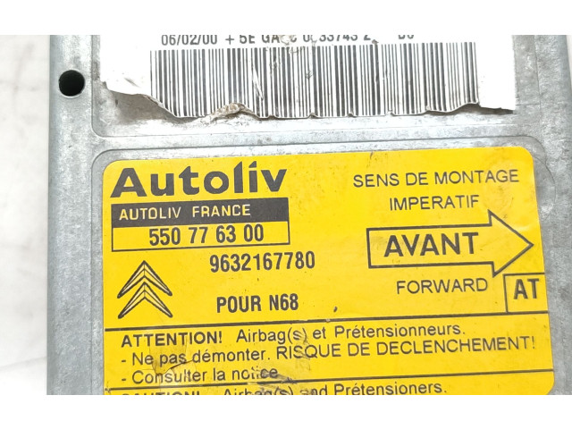 Блок подушек безопасности 9632167780 Citroen Xsara