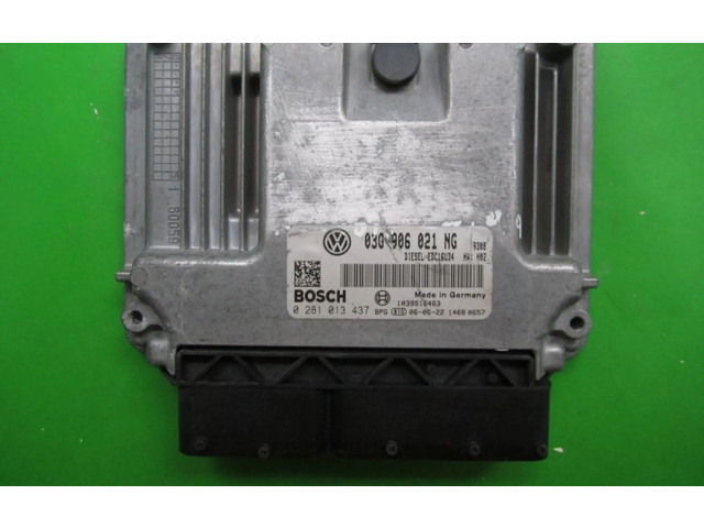 Блок управления двигателем ECU    03G906021NG, 0281013437   Volkswagen PASSAT B6