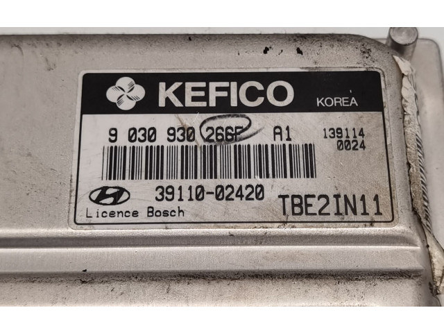 Блок управления двигателя 3911002420, 9030930266F Hyundai Getz