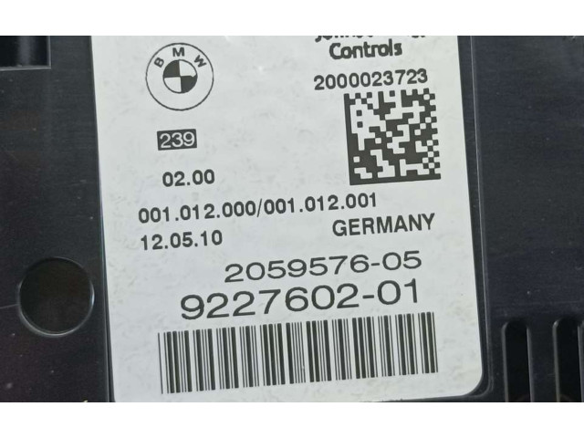 Přístrojová deska BMW 5 F10 F11 2011 205957605, JOHNSONCONTROLS