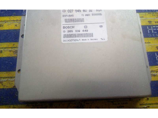 Блок управления АБС 0275456032   Mercedes-Benz A W168