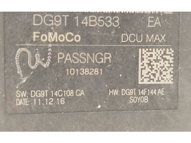 Блок комфорта DG9T14B533EA, 2457415   Ford S-MAX   