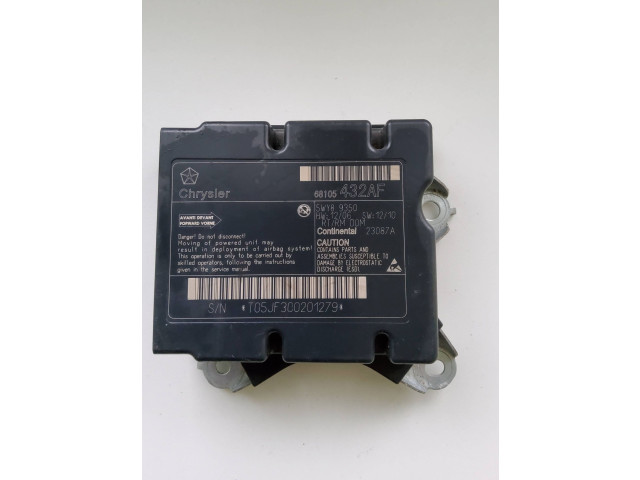 Блок подушек безопасности 68105432AF, 5WY89350   Chrysler Town & Country V