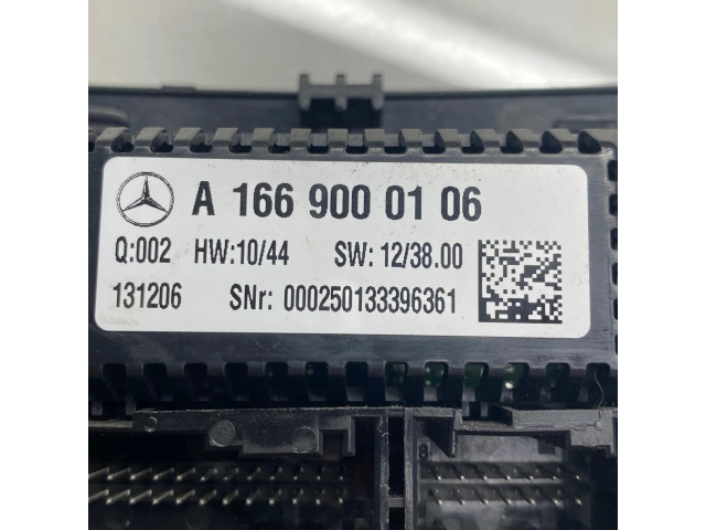 Блок управления климат-контролем A1669000106, 131206 Mercedes-Benz ML W166