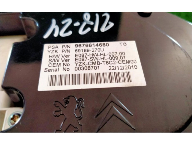 Přístrojová deska Peugeot 508 RXH 2011 9676614680