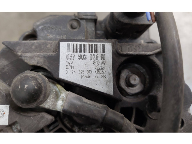 Генератор 037903025M, 0124325013   Volkswagen Polo IV 9N3      