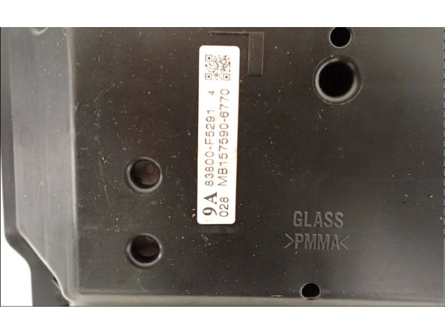 Přístrojová deska Toyota Yaris 2020 83800F5291