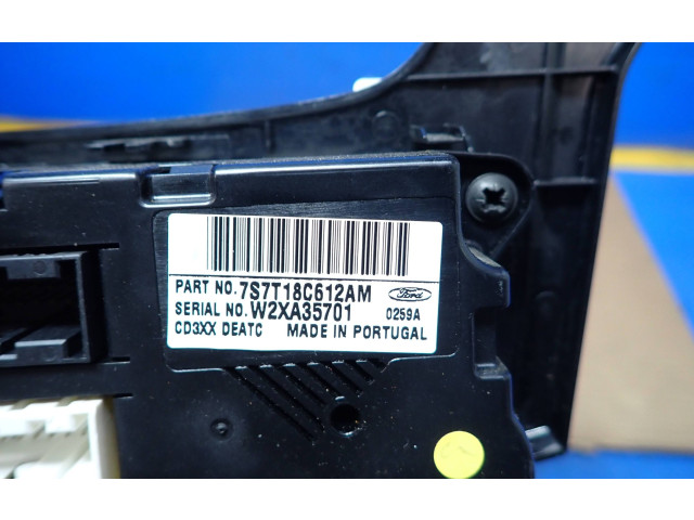 Блок управления климат-контролем 7S7T18C612AM, 0259A   Ford S-MAX