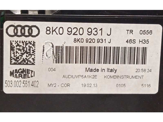 Панель приборов 8K0920931J Audi A4 Allroad