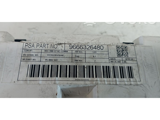 Přístrojová deska Citroen Berlingo 9666326480