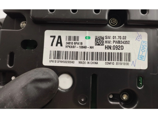 Přístrojová deska Nissan Juke II F16 2020 248106PA1B, PWB24352