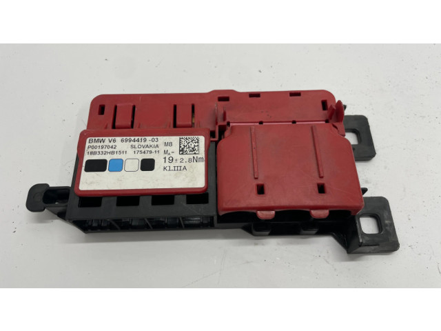 Узел подключения плюсовых проводов