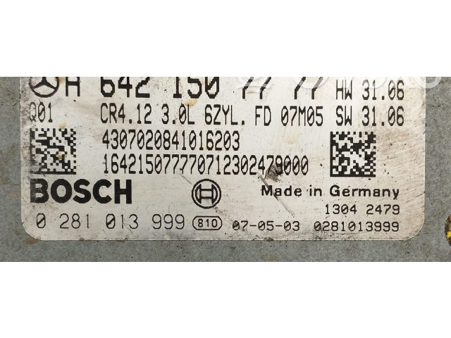 Комплект блоков управления A6421507777, A6421507777 Mercedes-Benz ML W166