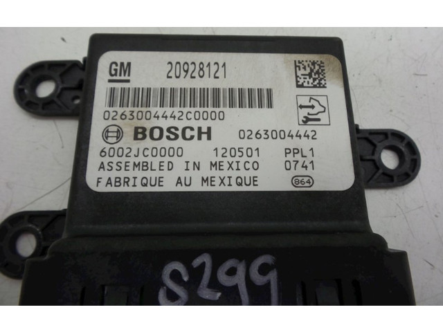 Турбина Блок управления парковки Opel Ampera 20928121, 0263004442 для двигателя A14XFL(Euro 5)