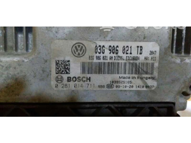 Řídící jednotka 0281014711 Skoda Octavia Mk2 (1Z) 2009