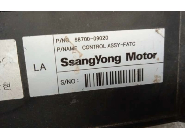 Блок управления климат-контролем 6870009020 SsangYong Kyron