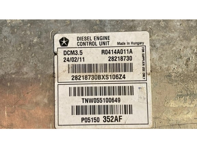 Řídící jednotka 28218730, R0414A011A Jeep Compass 2010