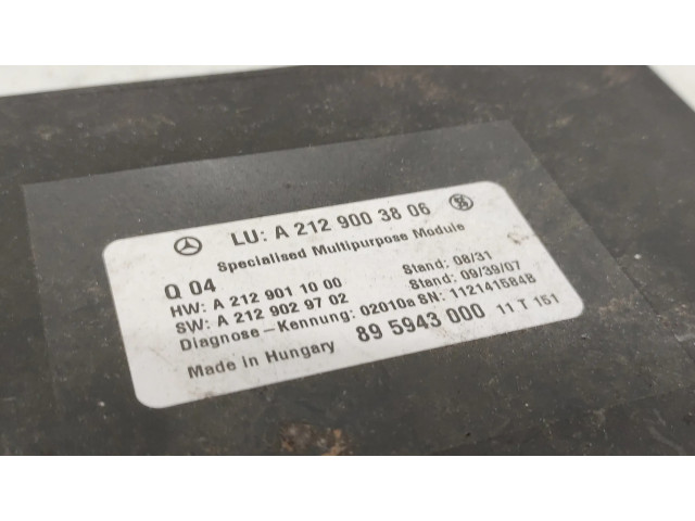 Блок комфорта A2129003806   Mercedes-Benz E W212   