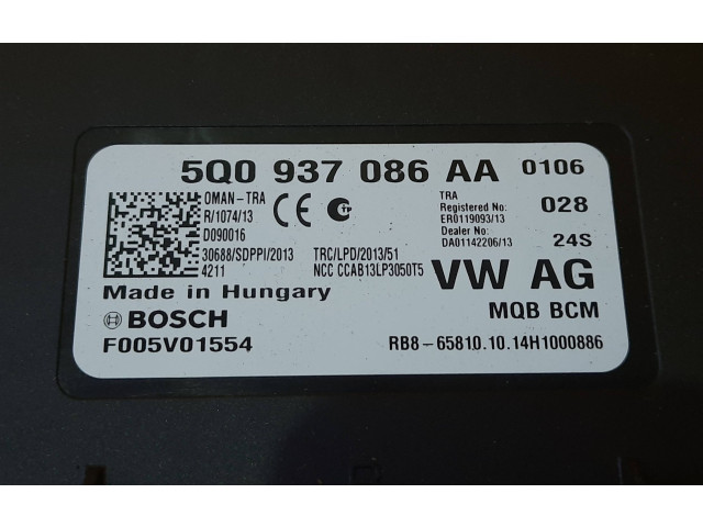Блок комфорта 5Q0937086AA, 5Q0937086AA Skoda Octavia Mk3 (5E)